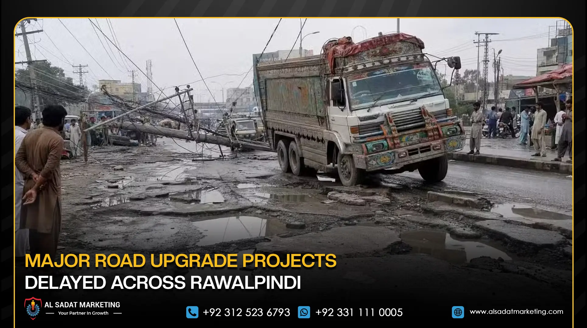 Major Road Upgrade Projects Delayed Across Rawalpindi