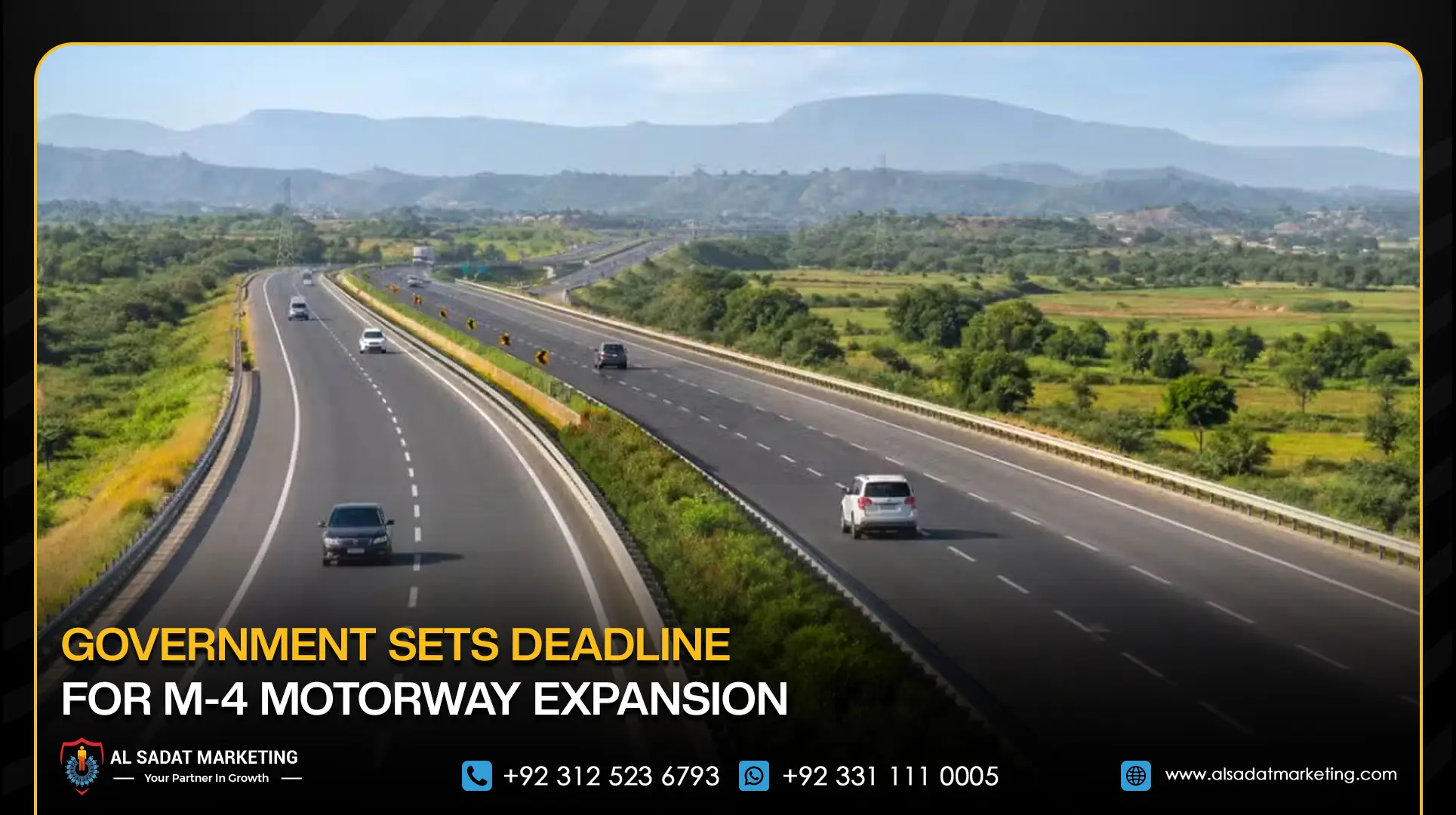 Government Sets Deadline for M-4 Motorway Expansion