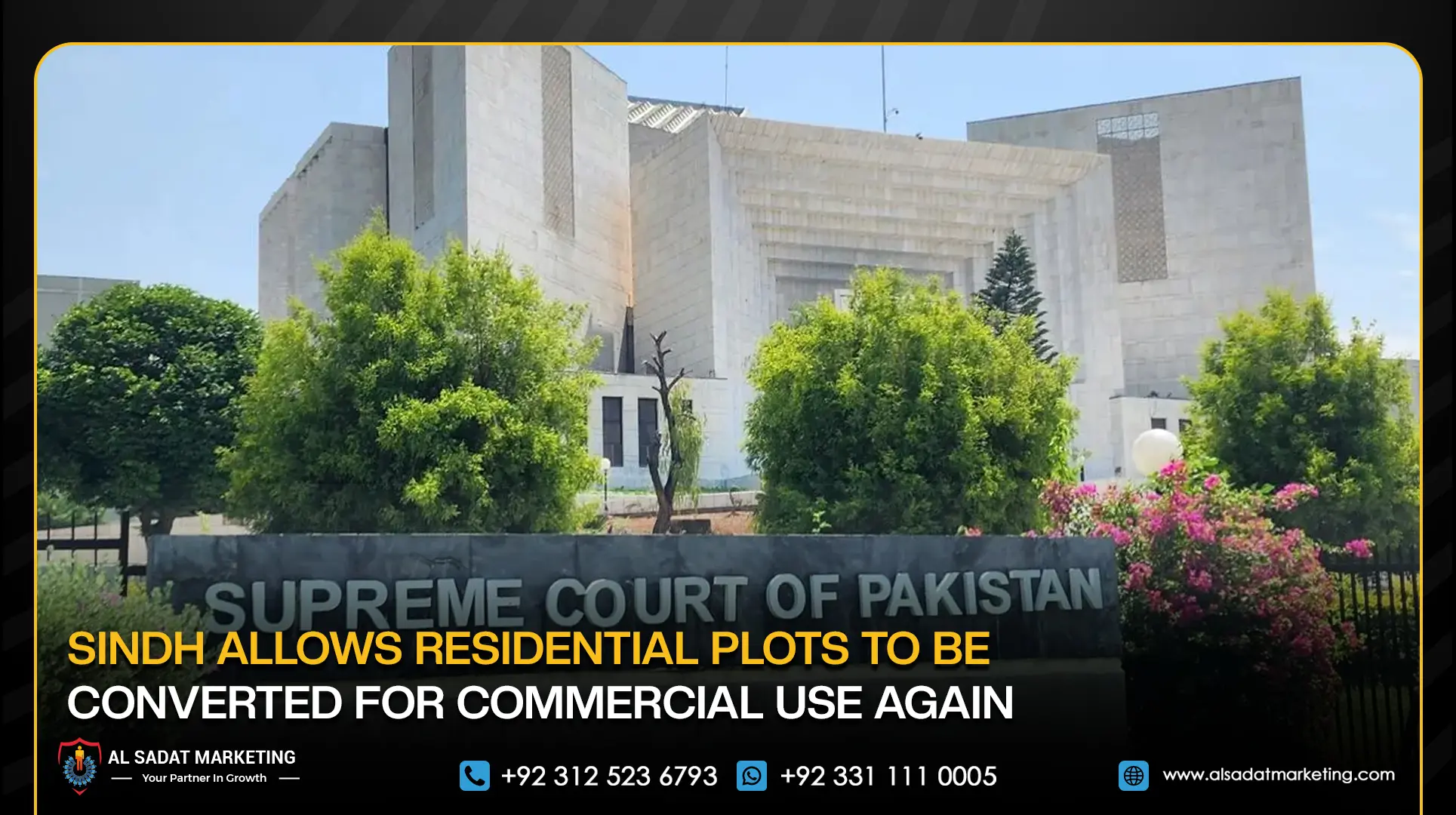Sindh Allows Residential Plots to Be Converted for Commercial Use Again