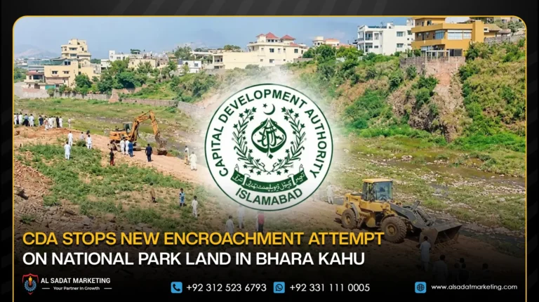 CDA Stops New Encroachment Attempt on National Park Land in Bhara Kahu