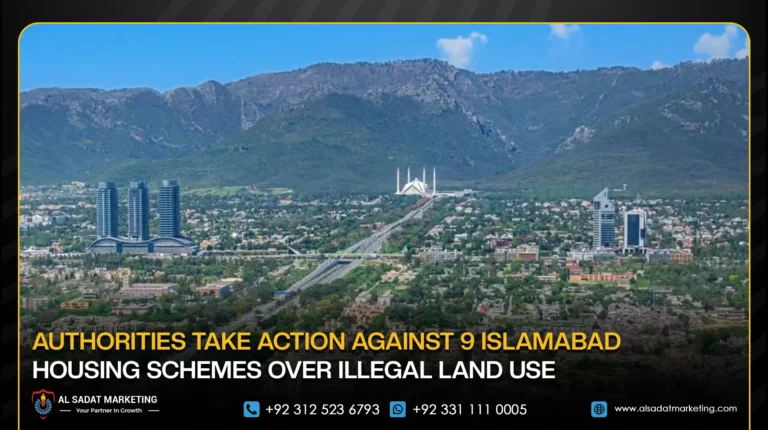 Authorities Take Action Against 9 Islamabad Housing Schemes Over Illegal Land Use