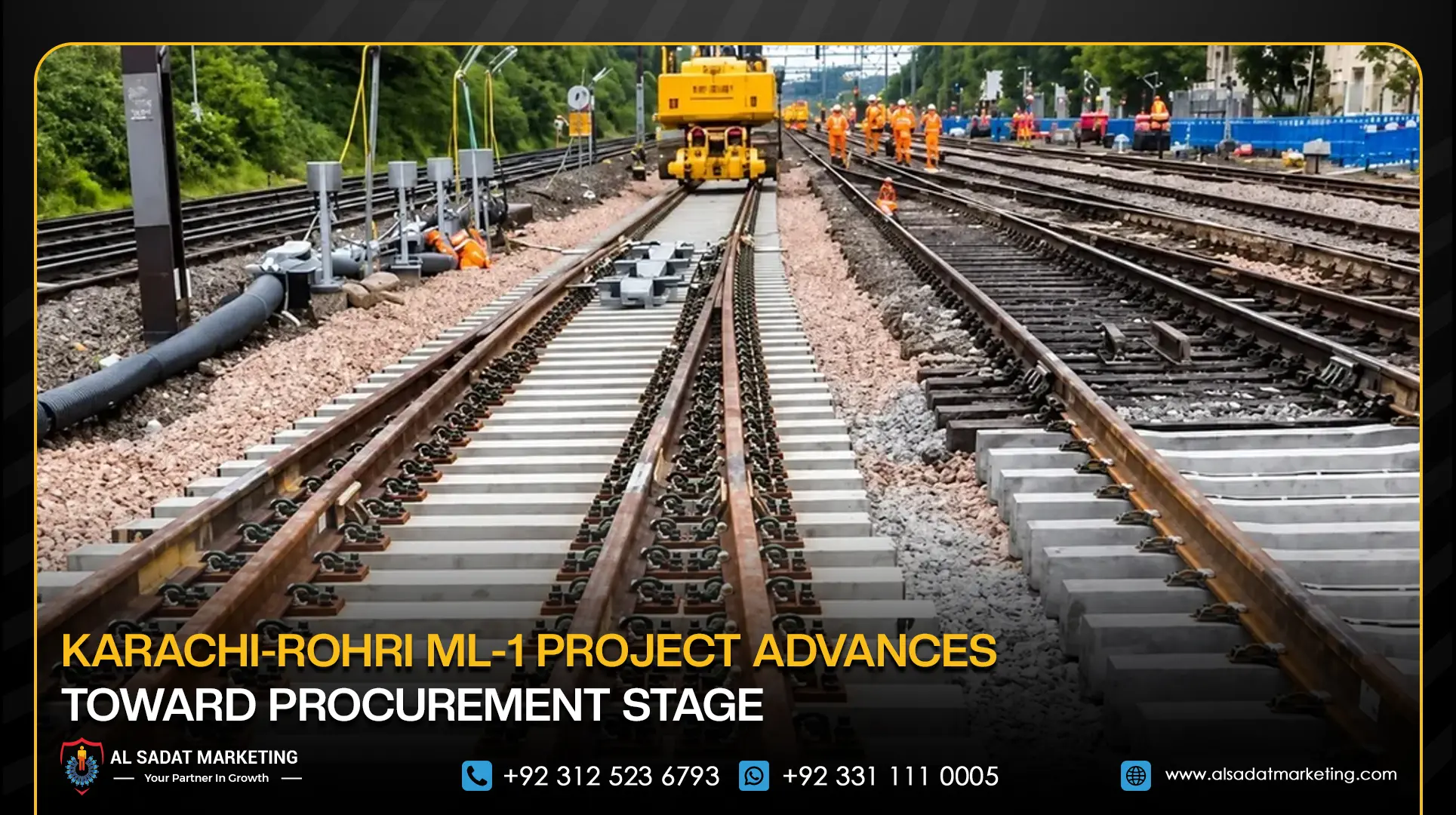 Karachi-Rohri ML-1 Project Advances Toward Procurement Stage