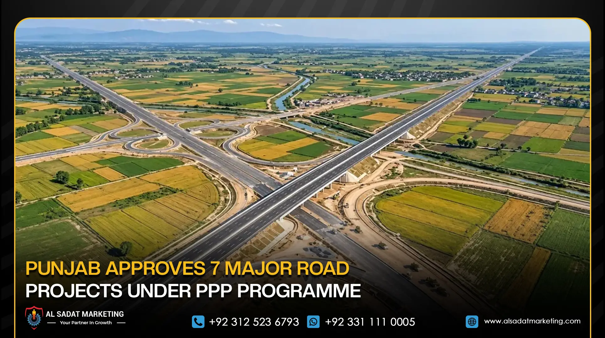 Punjab Approves 7 Major Road Projects Under PPP Programme