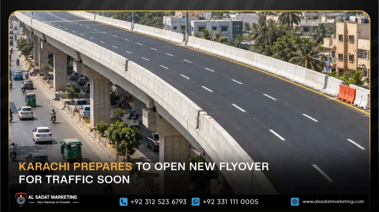 Karachi Prepares to Open New Flyover for Traffic Soon