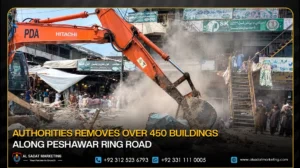 Authorities Removes Over 450 Buildings Along Peshawar Ring Road
