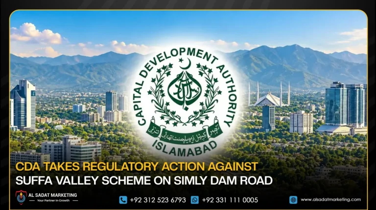 CDA Takes Regulatory Action Against Suffa Valley Scheme on Simly Dam Road