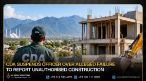 CDA Suspends Officer Over Alleged Failure to Report Unauthorised Construction