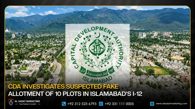 CDA Investigates Suspected Fake Allotment of 10 Plots in Islamabad’s I-12