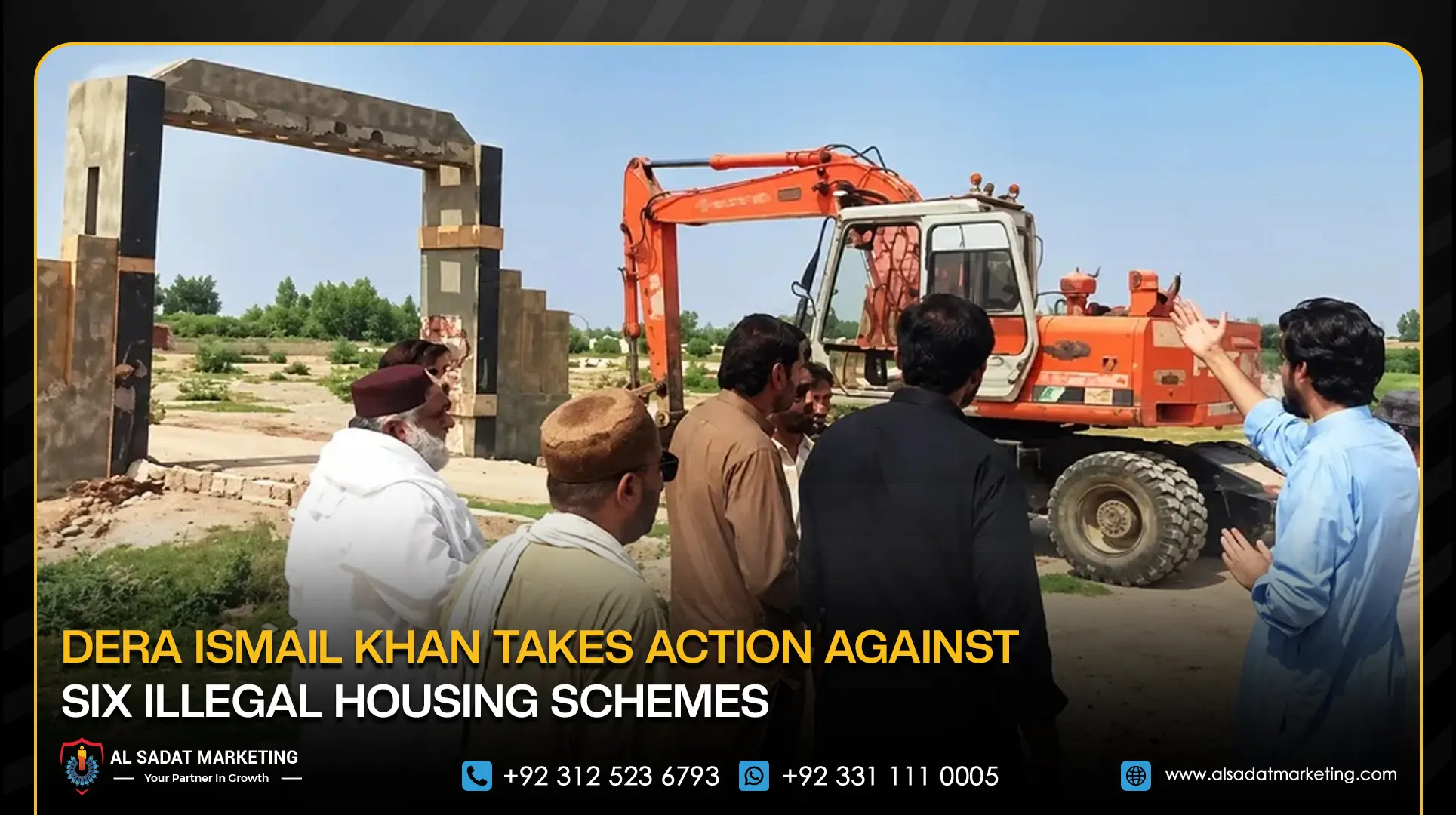 Dera Ismail Khan Takes Action Against Six Illegal Housing Schemes