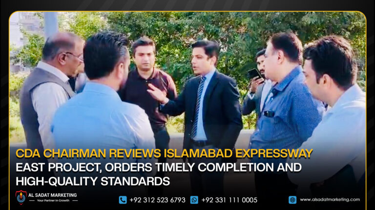 CDA Chairman Reviews Islamabad Expressway East Project, Orders Timely Completion and High-Quality Standards