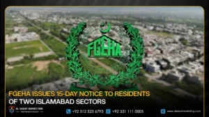 FGEHA Issues 15-Day Notice to Residents of Two Islamabad Sectors