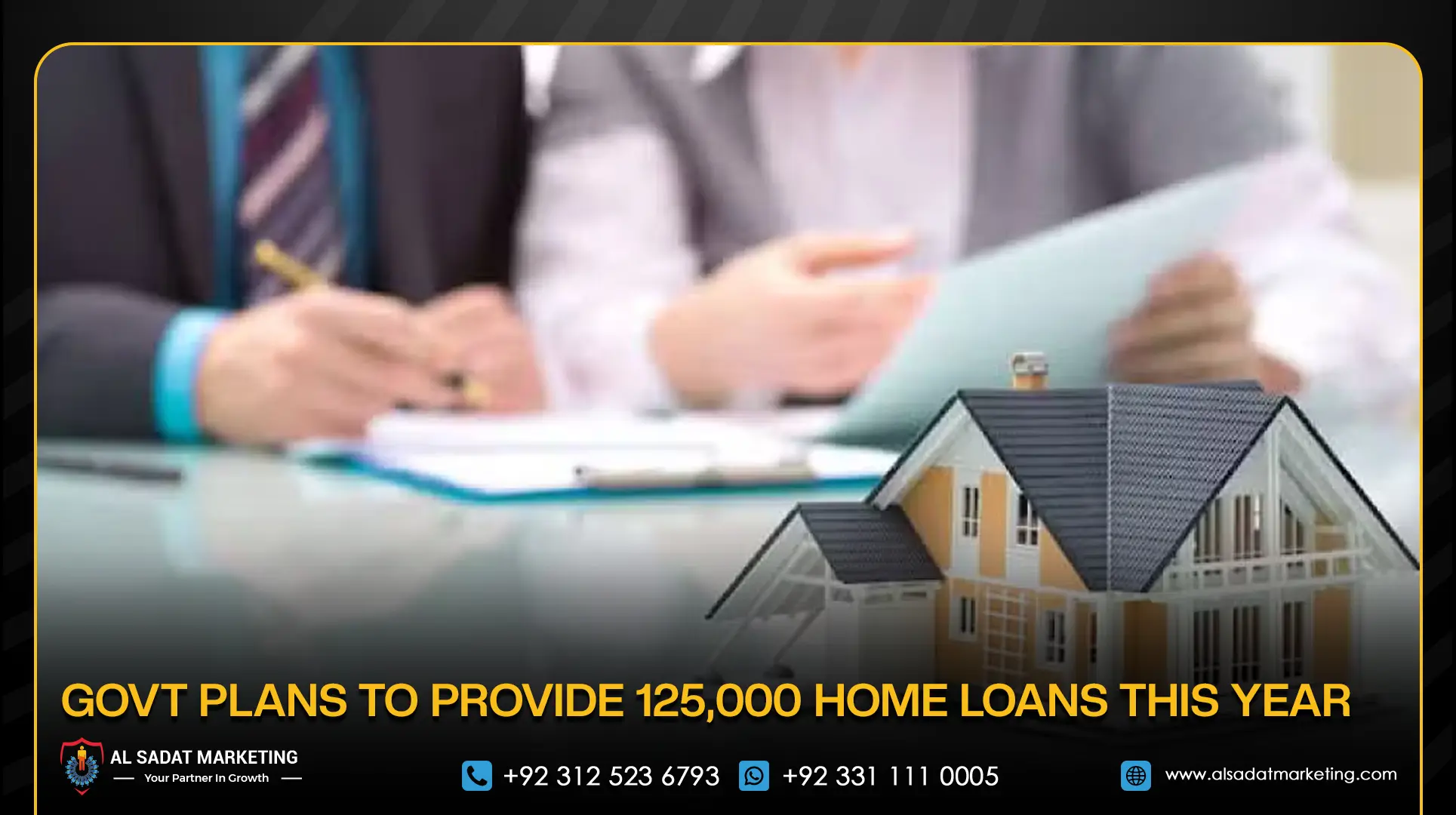 Govt Plans to Provide 125,000 Home Loans This Year