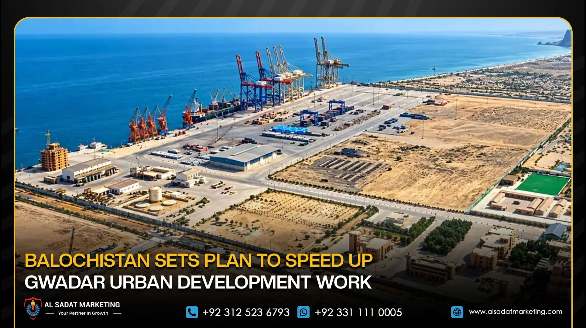 Balochistan Sets Plan to Speed Up Gwadar Urban Development Work