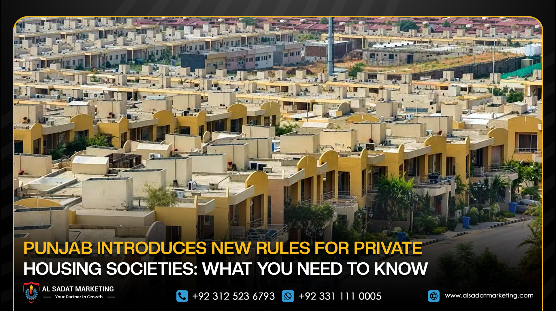 Punjab Introduces New Rules for Private Housing Societies: What You Need to Know