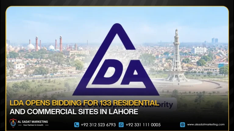 LDA Opens Bidding for 133 Residential and Commercial Sites in Lahore