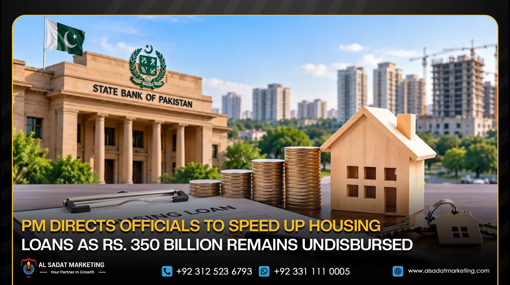PM Directs Officials to Speed Up Housing Loans as Rs. 350 Billion Remains Undisbursed