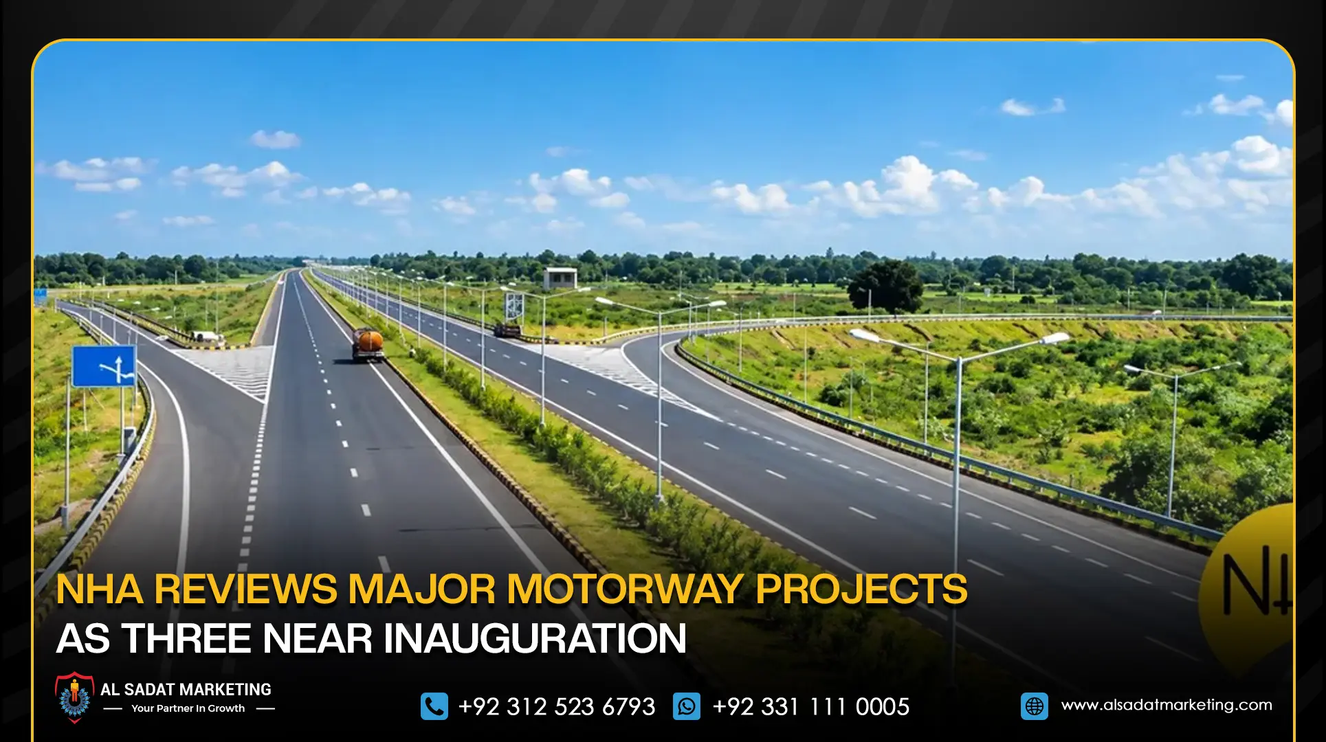 NHA Reviews Major Motorway Projects as Three Near Inauguration