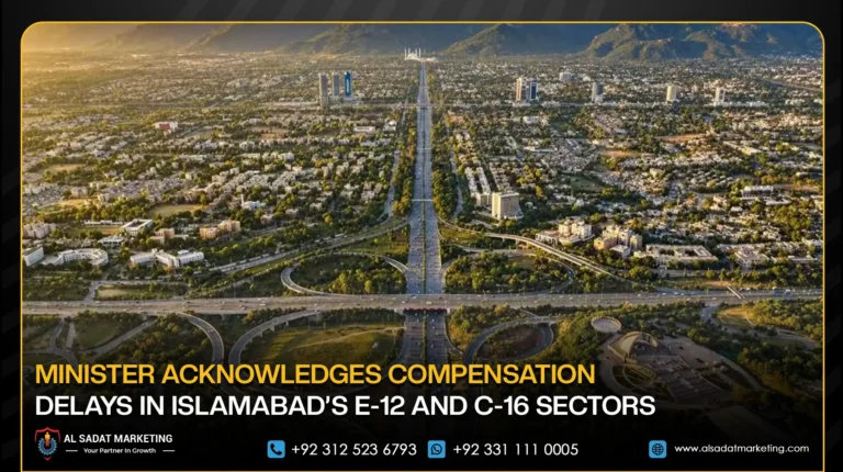 Minister Acknowledges Compensation Delays in Islamabad’s E-12 and C-16 Sectors