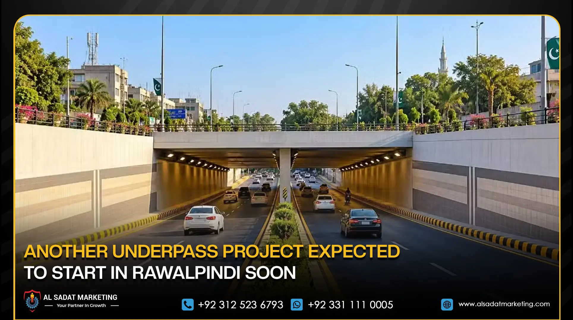 Another Underpass Project Expected to Start in Rawalpindi Soon