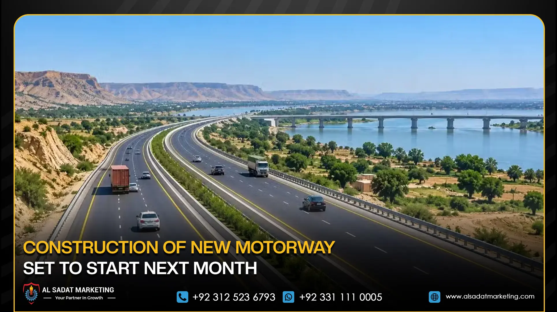 Construction of New Motorway Set to Start Next Month