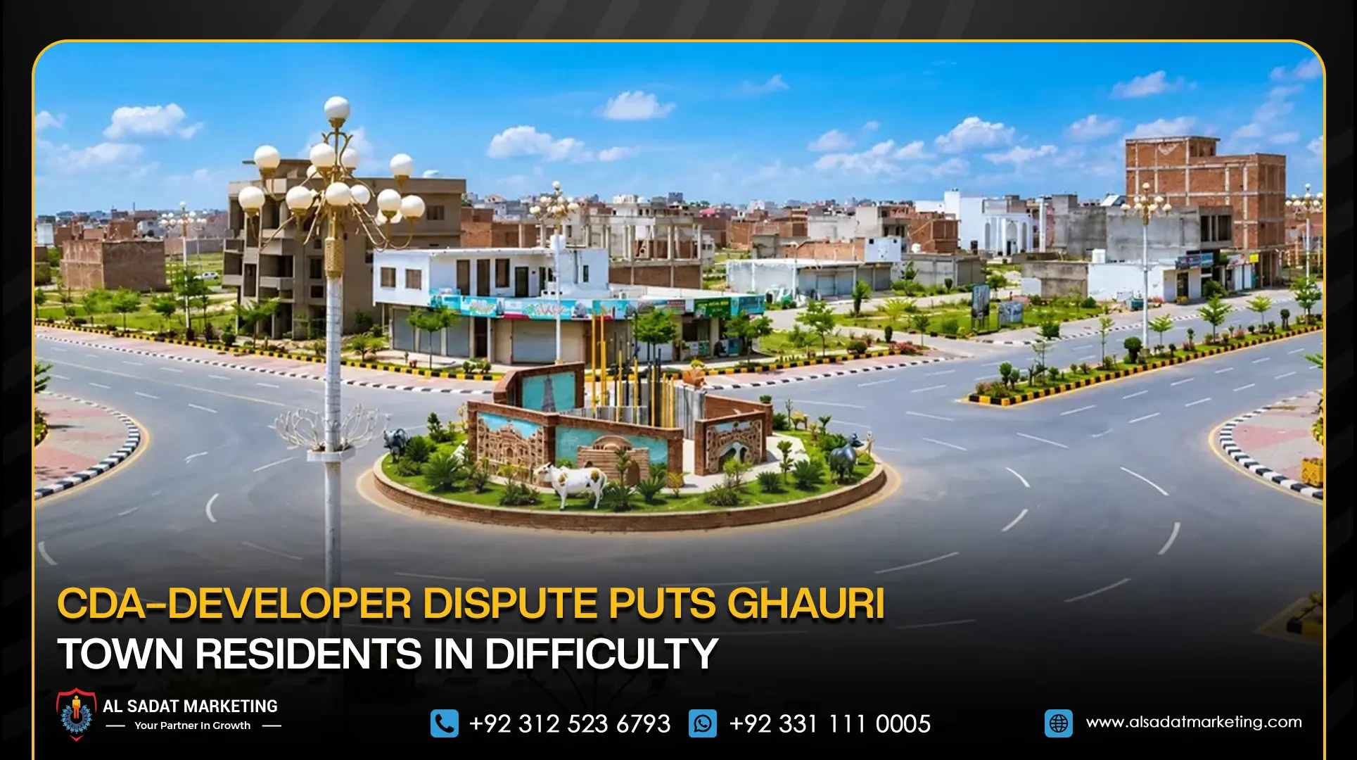 CDA–Developer Dispute Puts Ghauri Town Residents in Difficulty
