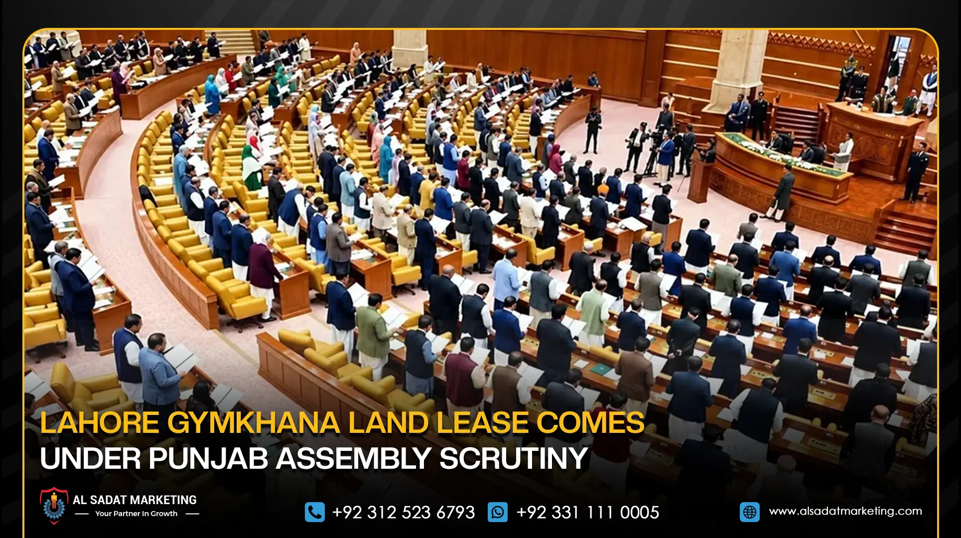 Lahore Gymkhana Land Lease Comes Under Punjab Assembly Scrutiny