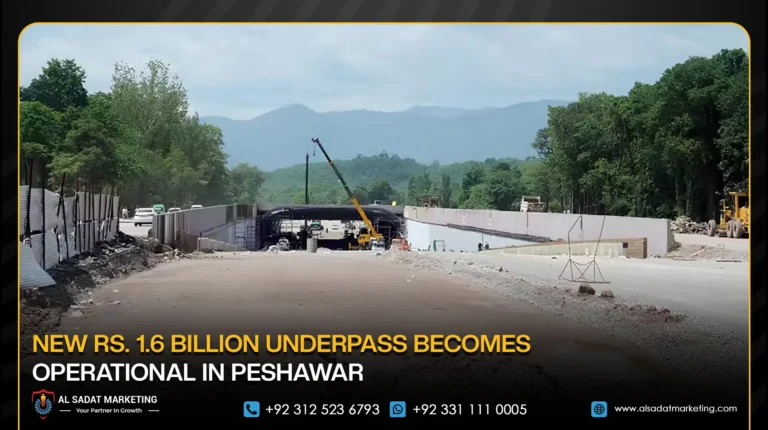 New Rs. 1.6 Billion Underpass Becomes Operational in Peshawar