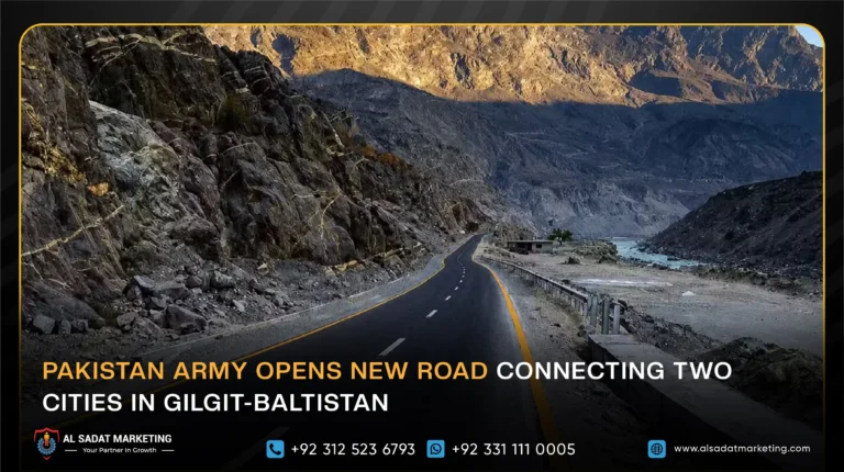Pakistan Army Opens New Road Connecting Two Cities in Gilgit-Baltistan